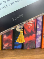 Charm anti-poussière - Pompon Or / Argent