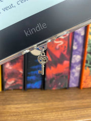 Charm anti-poussière - Clef Or / Argent