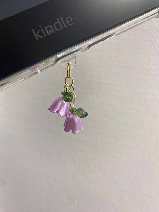 Charm anti-poussiere - Fleurs roses