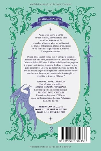 Livre Relié : Ashdragon Legacy Tome 1 & 2 - Mathilda Samson