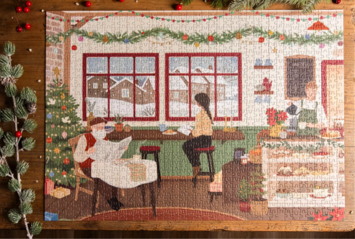 Puzzle Cosy Christmas - 1000 pièces