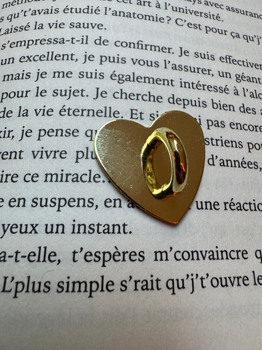 Coeur - Accroche pour bijoux de liseuse