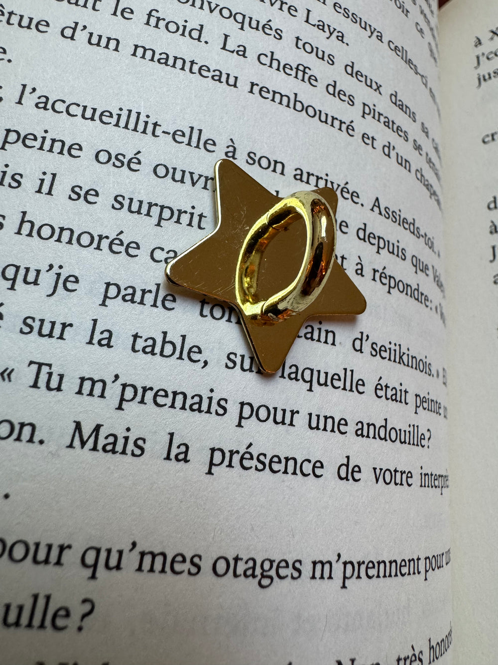 Étoile - Accroche pour bijoux de liseuse