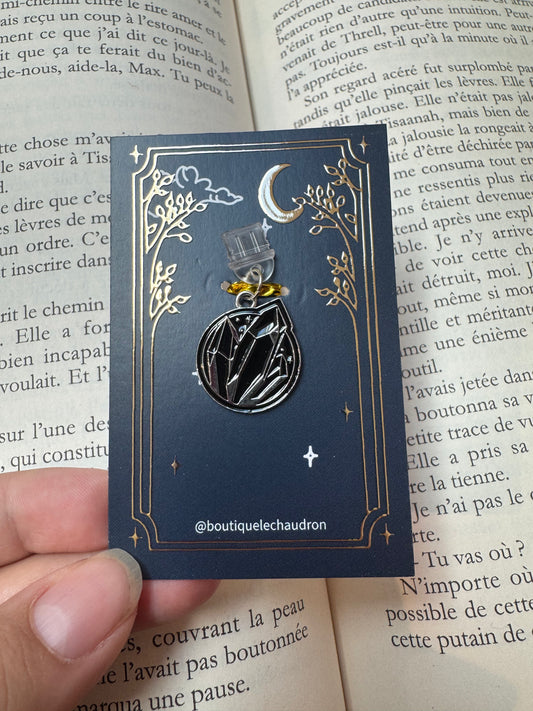 Charm - Pierres précieuses noires
